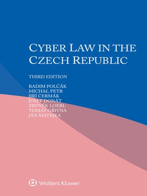 cover image of Cyber law in Czech Republic